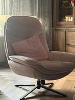 Draaifauteuil, Ophalen, 75 tot 100 cm, Zo goed als nieuw, Stof