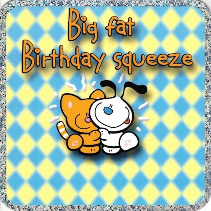 Verjaardagskaart Birthday Squeeze bij Stichting Superwens!, Ophalen of Verzenden, Nieuw