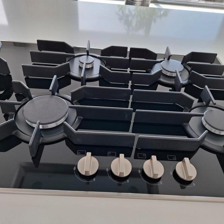 Miele gas- kookplaat, Witgoed en Apparatuur, Kookplaten, Gebruikt, Inbouw, Gas, 5 kookzones of meer, Ophalen