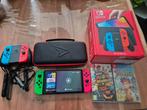 Nintendo Switch OLED met accessoires, 2 spelers, Zo goed als nieuw, Eén computer, Vanaf 7 jaar