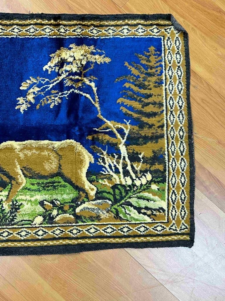 Wandkleed herten tafereel 97/49 cm, Overige kleuren, Gebruikt, 50 tot 100 cm, Etten-Leur