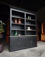 Donkere Boekenkast | Smalle Bibliotheekkast | Winkel #5609, Niet ingevuld, 200 cm of meer, Niet ingevuld, Ophalen of Verzenden