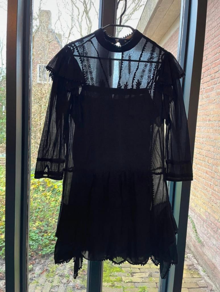 Isabel Marant  jurkje tuniek met onderjurkje zwart, nieuw 36, Kleding | Dames, Ophalen of Verzenden, Nieuw, Zwart