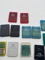 Partij memory cards voor PlayStation, Gebruikt, Playstation, Geheugenkaart, Ophalen of Verzenden