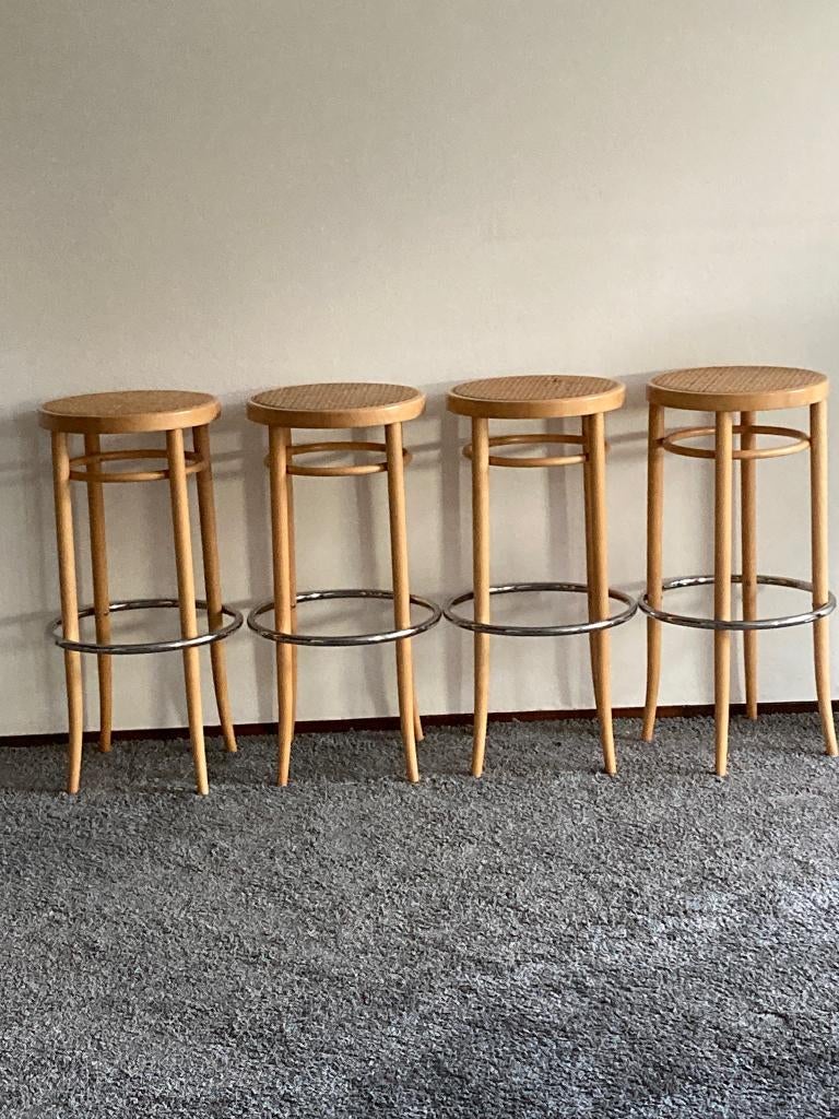 Thonet Barkrukken, Huis en Inrichting, Barkrukken, Ophalen, Gebruikt, 60 tot 90 cm, Hout