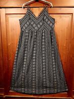 mooie boho zwart/witte jurk lang 48/50, Ophalen of Verzenden, Nieuw, Zwart, Jurk