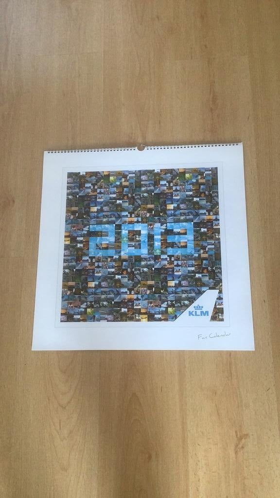 KLM Posters /Kalender 2013, Verzamelen, Ophalen, Nieuw, Kaart, Foto of Prent