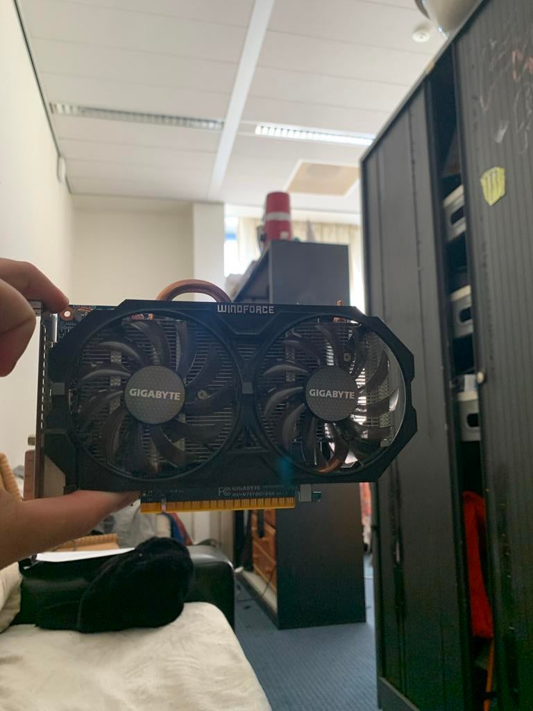 Gigabyte Windforce videokaart, Gebruikt, Ophalen of Verzenden, GDDR5, PCI-Express 1