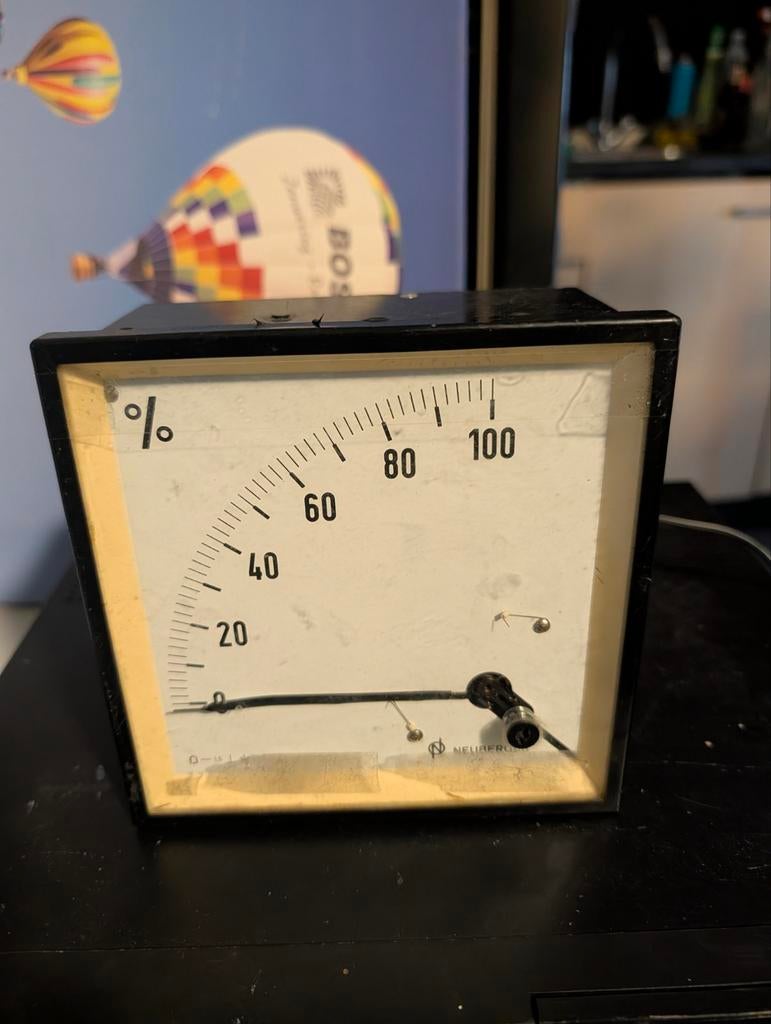 analoge procentenmeter Neuberger, Ophalen of Verzenden