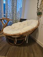 Papasan stoel met kussen - Rotan, Huis en Inrichting, Stoelen, Ophalen, Gebruikt, Overige kleuren, Bohemian