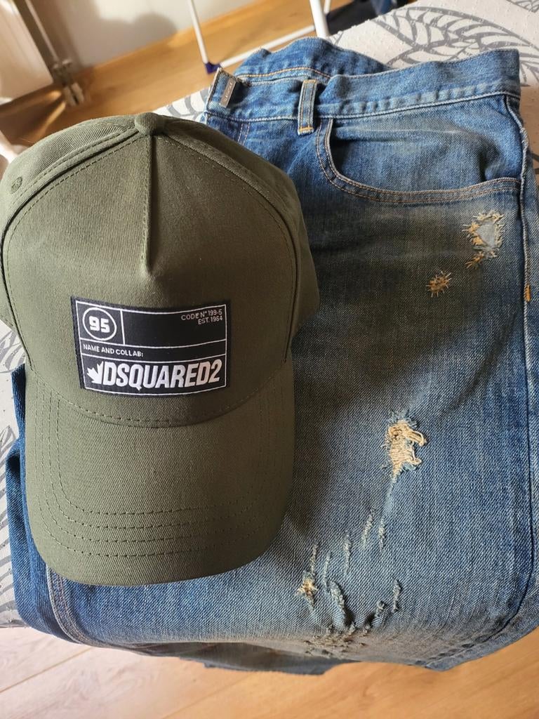 Givenchy broek maat 34 met gratis Dsquared2 pet - Nieuw!, Kleding | Heren, Blauw, Nieuw, Ophalen of Verzenden, Givenchy