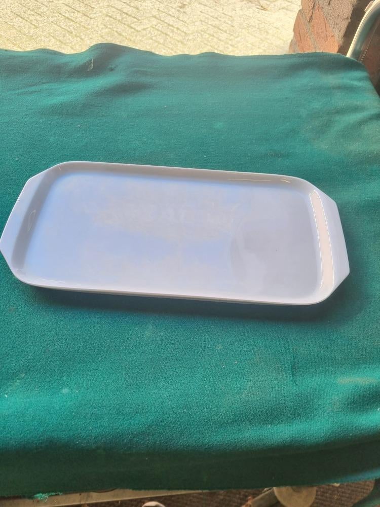 cakeschaal wit porselein, Ophalen of Verzenden