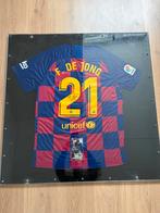 Gesigneerd Frenkie de Jong Barcelona shirt, Ophalen of Verzenden, Gebruikt, Buitenlandse clubs, Shirt