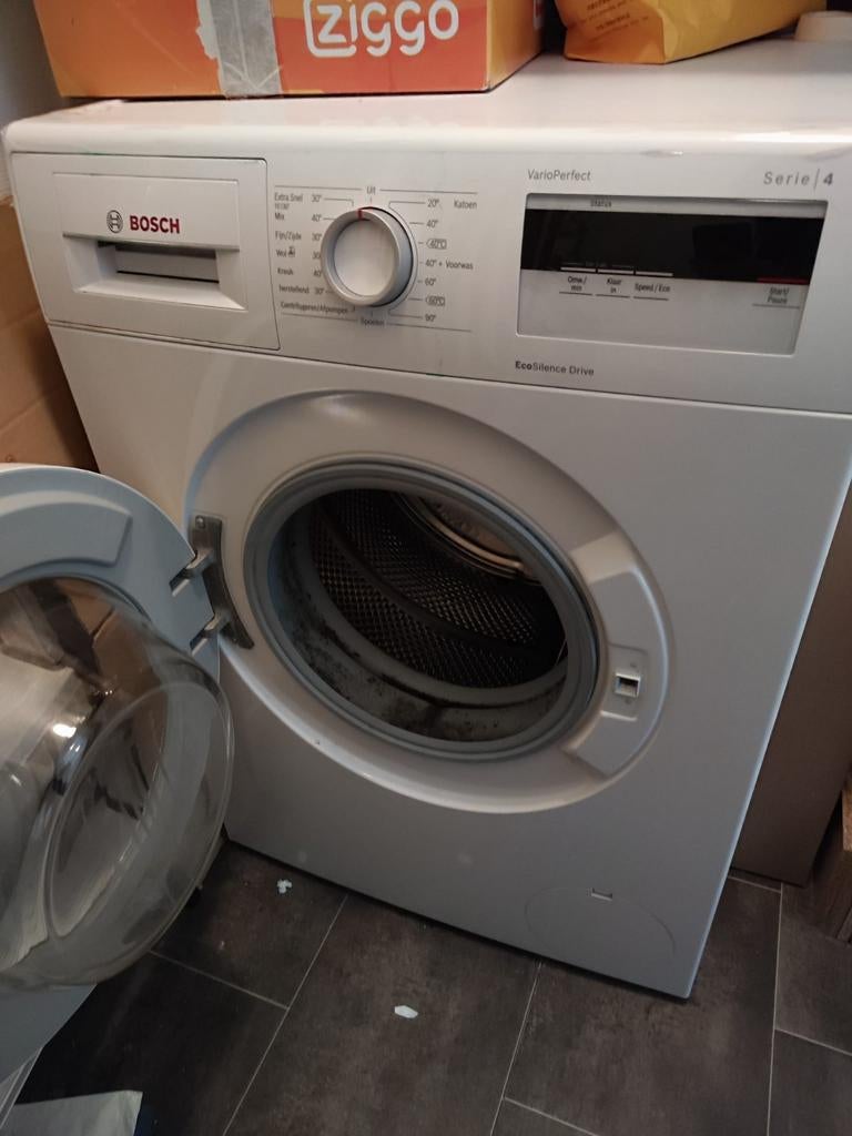 Bosch Serie 4 VarioPerfect Wasmachine - Nog Goed Werkend, Ophalen, Gebruikt, Wolwasprogramma, Voorlader