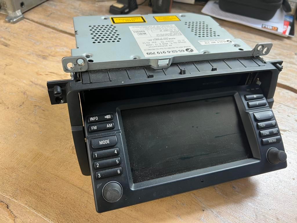 BMW E46 Alpine navigatie Bordmonitor 16:9 breedbeeld, Bmw, Ophalen of Verzenden, Zo goed als nieuw, Navigatie@bmwgroup.com