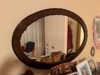 Spiegel ovaal, Huis en Inrichting, Woonaccessoires | Spiegels, Ophalen, Minder dan 50 cm, Zo goed als nieuw, Minder dan 100 cm