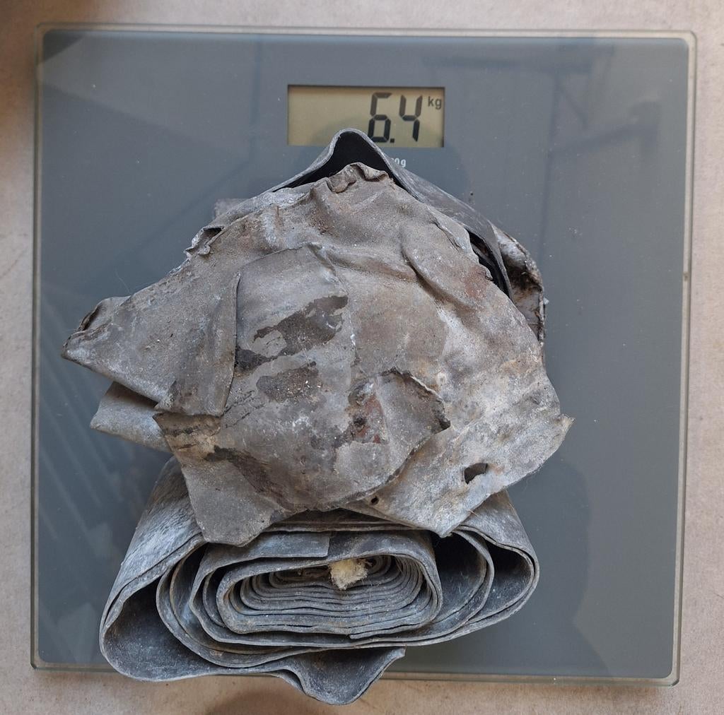 6,4 kg lood, Overige materialen, Overige typen, Ophalen of Verzenden, Minder dan 5 m²