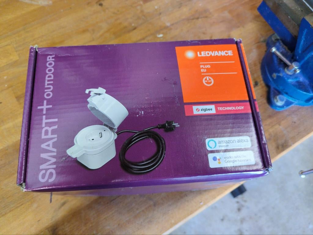 Ledvance Smartplug Outdoor Zigbee - Philips Hue Compatibel, Waterbestendig, Kunststof, Minder dan 50 watt, Overige typen