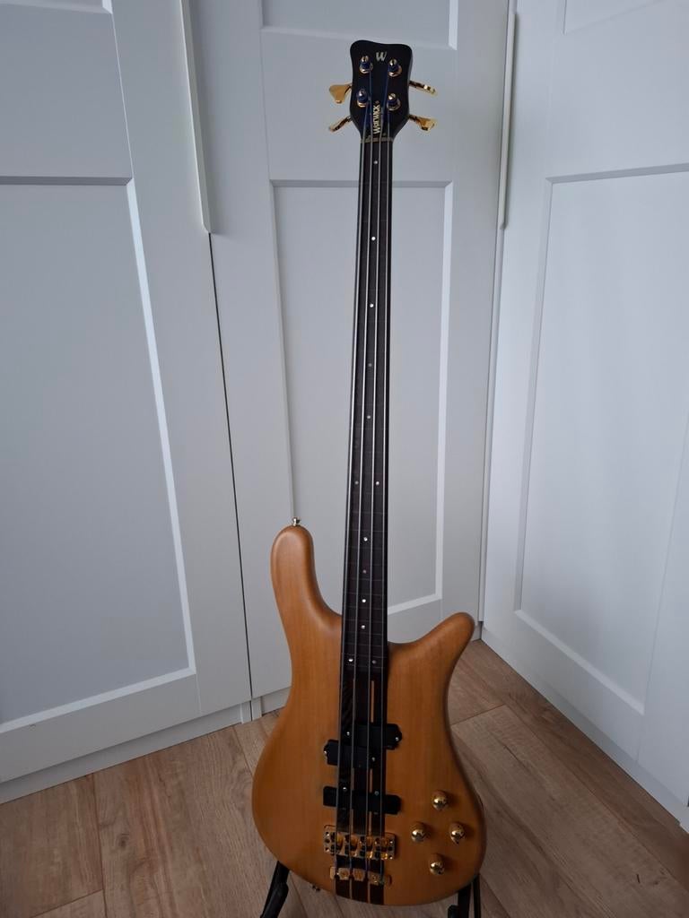 Warwick streamer stage 1 lined fretless basgitaar uit 1988., Muziek en Instrumenten, Ophalen, Gebruikt, Elektrisch, Fretloos