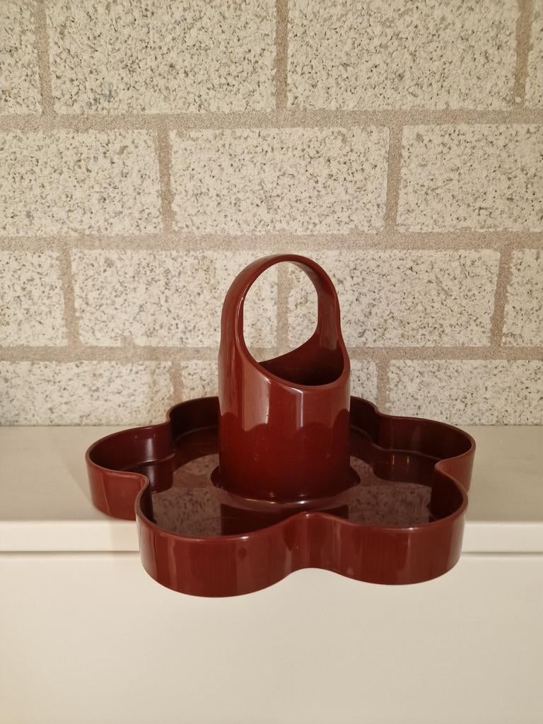 Vintage snack schaal met hengsel - emsa, Ophalen of Verzenden, Huis en Inrichting