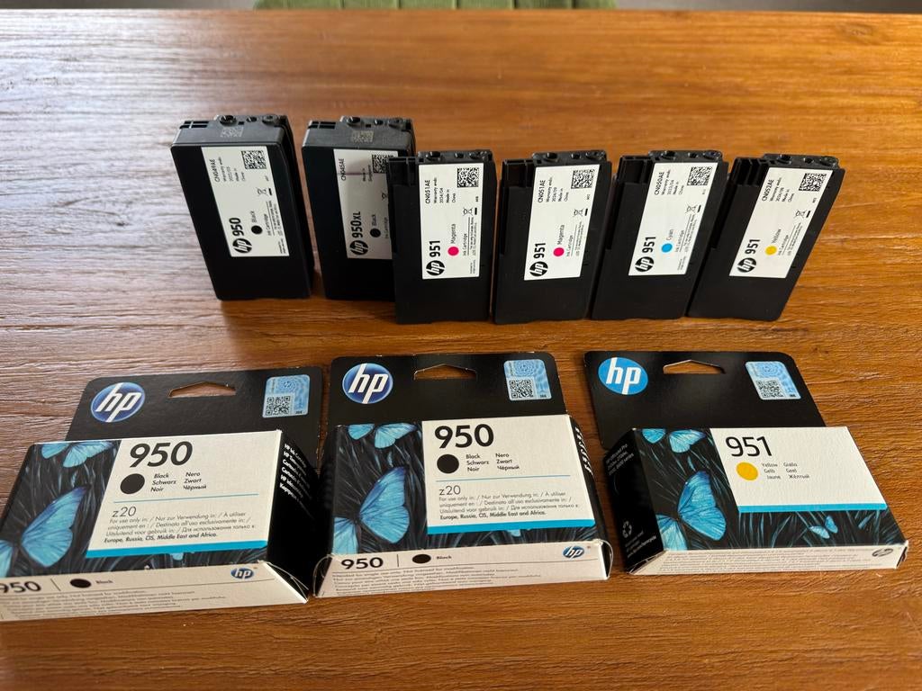 Gratis inkt voor HP printer - Diverse cartridges, Computers en Software, Printers, Nieuw, Printer, Inkjetprinter, Kleur printen
