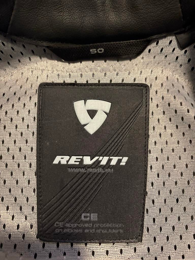 Revit Leren heren motorjas, Motoren, Kleding | Motorkleding, Jas | leer, Heren, Tweedehands, Ophalen