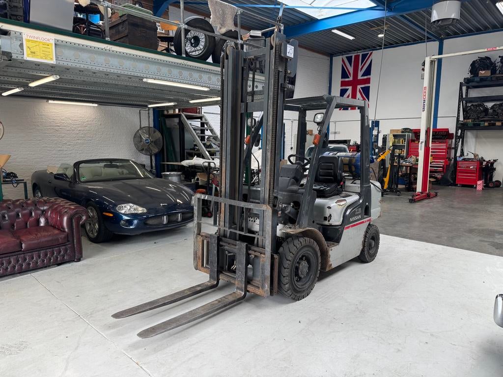 Nissan Heftruck PL02A25 LPG Sideshift gereviseerde motor, 2000 tot 3000 kg, Ophalen, LPG, Heftruck