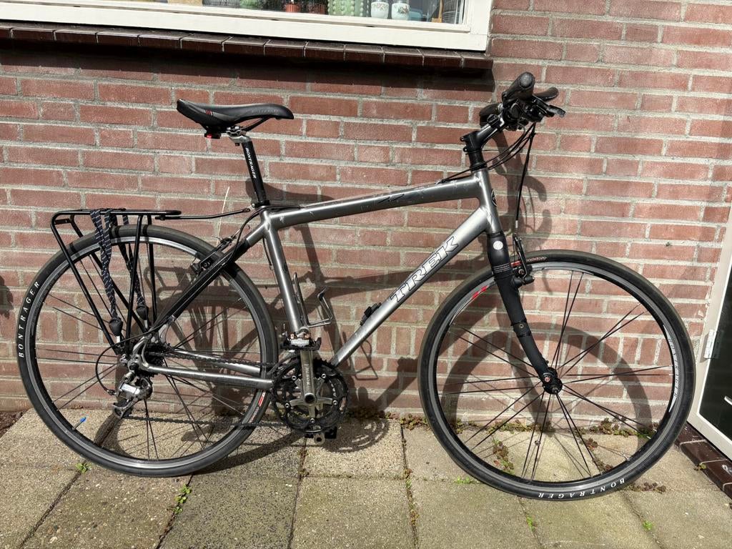 Lichte sportfiets trek 7.7 fx bontrager, Fietsen en Brommers, Fietsen | Racefietsen, Gebruikt, Heren, Aluminium, Meer dan 20 versnellingen