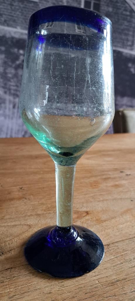 Oud Mexicaans wijnglas, Antiek en Kunst, Ophalen of Verzenden