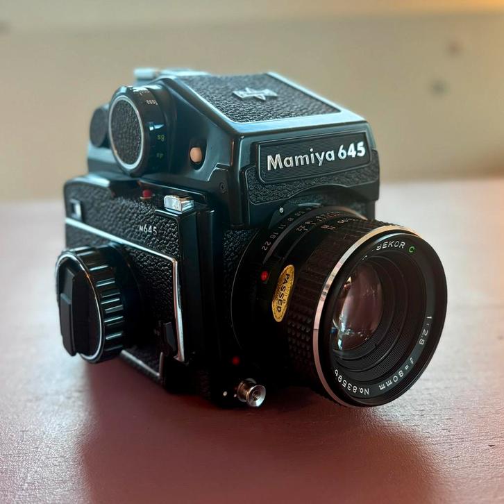 Mamiya 645, Audio, Tv en Foto, Fotocamera's Analoog, Zo goed als nieuw, Spiegelreflex, Overige Merken, Ophalen of Verzenden