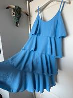 Zomer jurkje met stroken, lichtblauw , nieuw, maat 38, Maat 38/40 (M), Blauw, Ophalen of Verzenden, Zo goed als nieuw