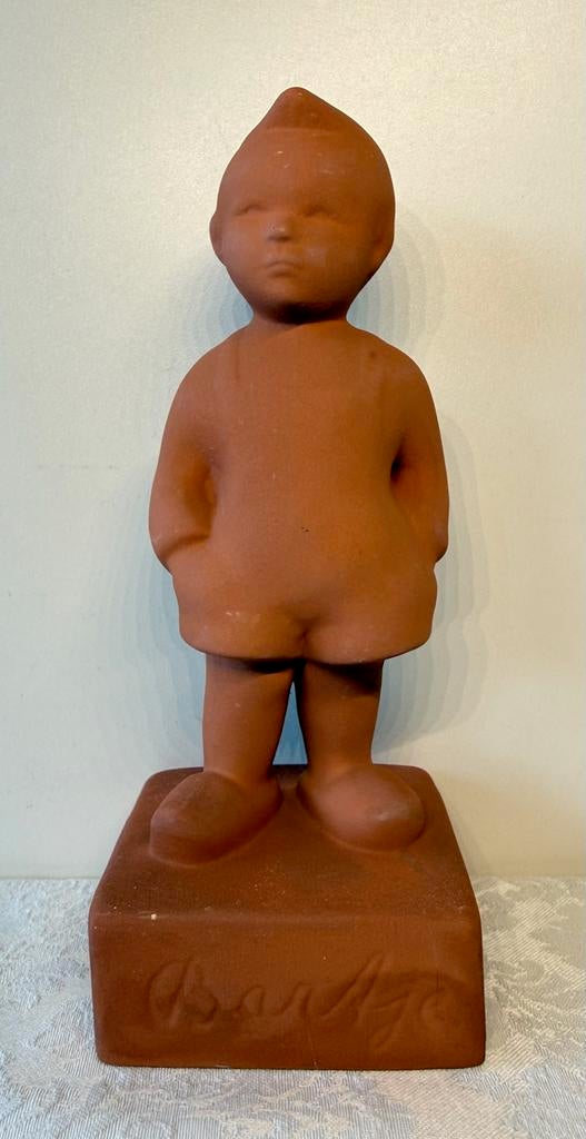 Terra. Cotta beeldje “ Bartje “ uit Drenthe, Ophalen of Verzenden