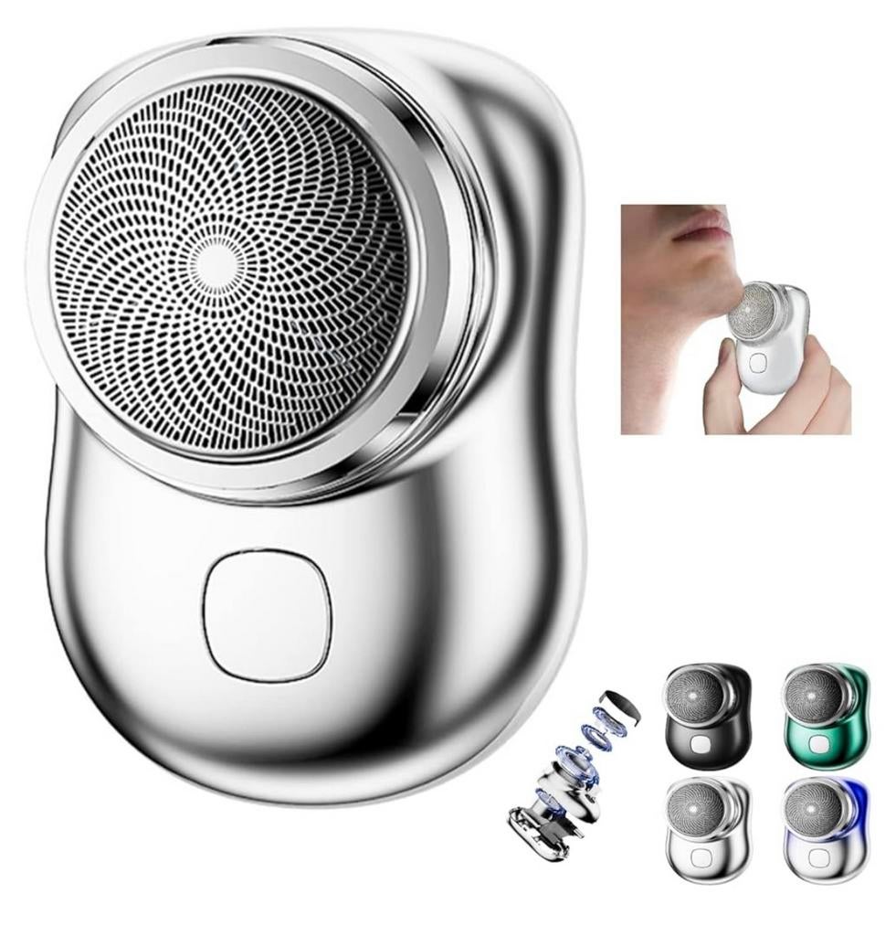 Mini reis scheerapparaat oplaadbaar usb-c draadloos, Ophalen of Verzenden, Nieuw, Scheren en Epileren