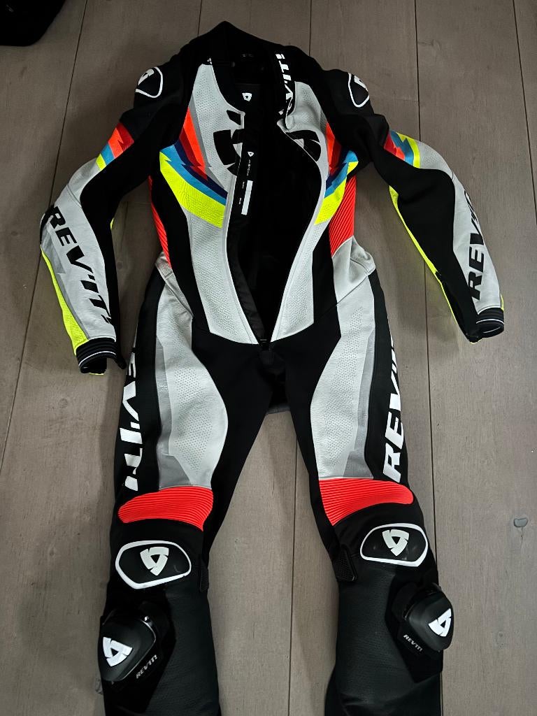 Rev'it Quantum 3 1PC, eendelig leren motorpak splinter NIEUW, Motoren, Kleding | Motorkleding, REV'IT!, Combipak, Dames, Ophalen of Verzenden