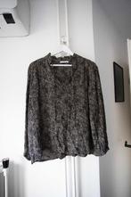 Zwarte blouse met patroon By Bar maat L, Kleding | Dames, Blouses en Tunieken, By bar, Zwart, Maat 42/44 (L), Ophalen of Verzenden