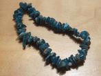 a. elastische armband edelsteen APATIET (1), Met bedels of kralen, Blauw, Nieuw, Ophalen of Verzenden