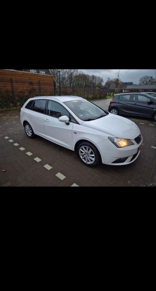 Seat Ibiza 1.2TDI 55KW Ecomotive ST 2012 Wit|Apple Carplay, Auto's, Seat, Particulier, Ibiza, ABS, Airbags, Airconditioning, Alarm