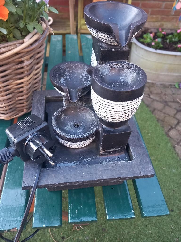 Waterfontein, Tuin en Terras, Ophalen of Verzenden, Zo goed als nieuw, Kunststof, Fontein