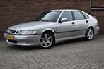 Saab 9-3 2.0 Turbo Aero '02 Leder Clima Inruil mogelijk, Auto's, Saab, Gebruikt, Zwart, 4 cilinders, 1600 kg