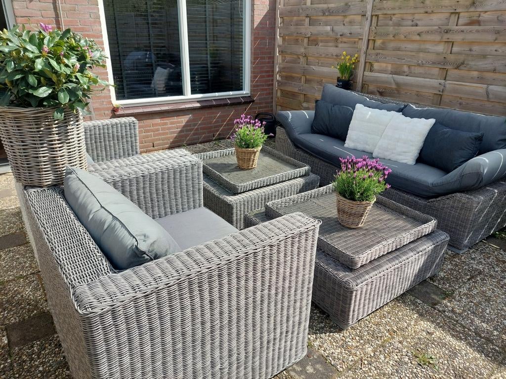Royaal loungeset " Royal Seasens", Tuin en Terras, Ophalen, Bank