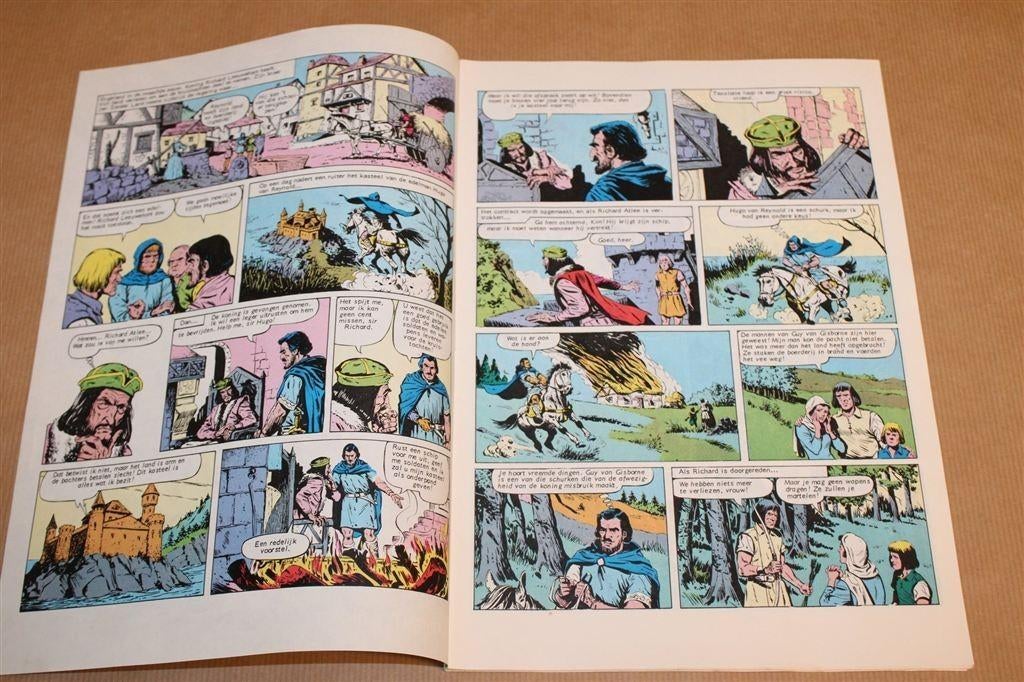 Robin Hood — Toppers in Strip 1974, Eén stripboek, Ophalen of Verzenden, Gelezen