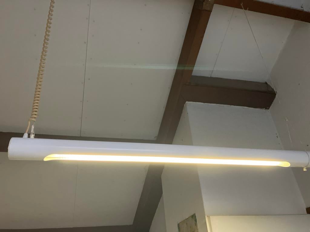 Retro TL-buis lamp - Industriële stijl, Ophalen, Gebruikt, Kunststof, Minder dan 50 cm