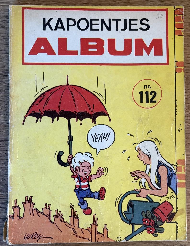 Kapoentjes Album 112 - 1e druk (1973) Strip, Boeken, Stripboeken, Eén stripboek, Ophalen of Verzenden, Gelezen