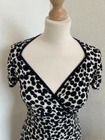 King Louie maat L zwart witte stippen jurk 2016, Kleding | Dames, Jurken, Zwart, Maat 42/44 (L), Ophalen of Verzenden, Zo goed als nieuw