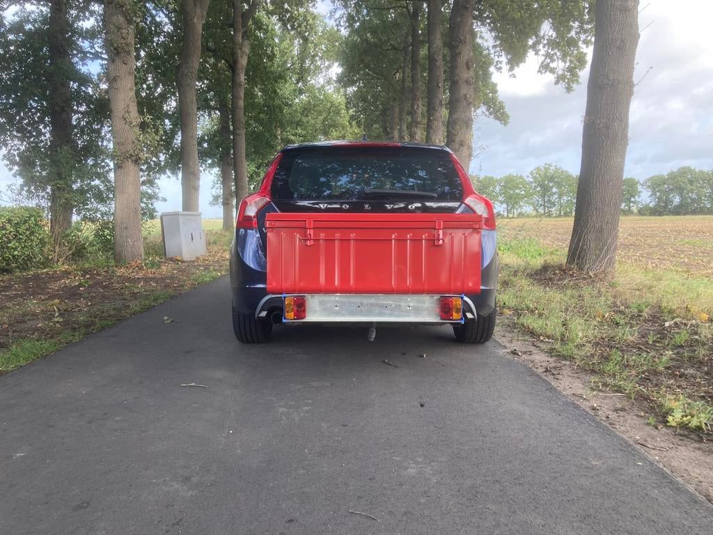 Bagagebox KANTELBAAR skibox trekhakkoffer trekhaak kist box, Ophalen of Verzenden, Zo goed als nieuw, Trekhaakdrager