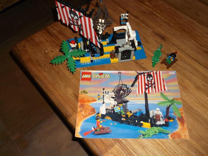 lego piraten 6296, Kinderen en Baby's, Speelgoed | Duplo en Lego, Gebruikt, Lego, Complete set, Ophalen of Verzenden