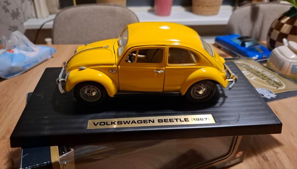 Prachtig model volkswagen kever (1967), Ophalen of Verzenden, Zo goed als nieuw, Overige merken