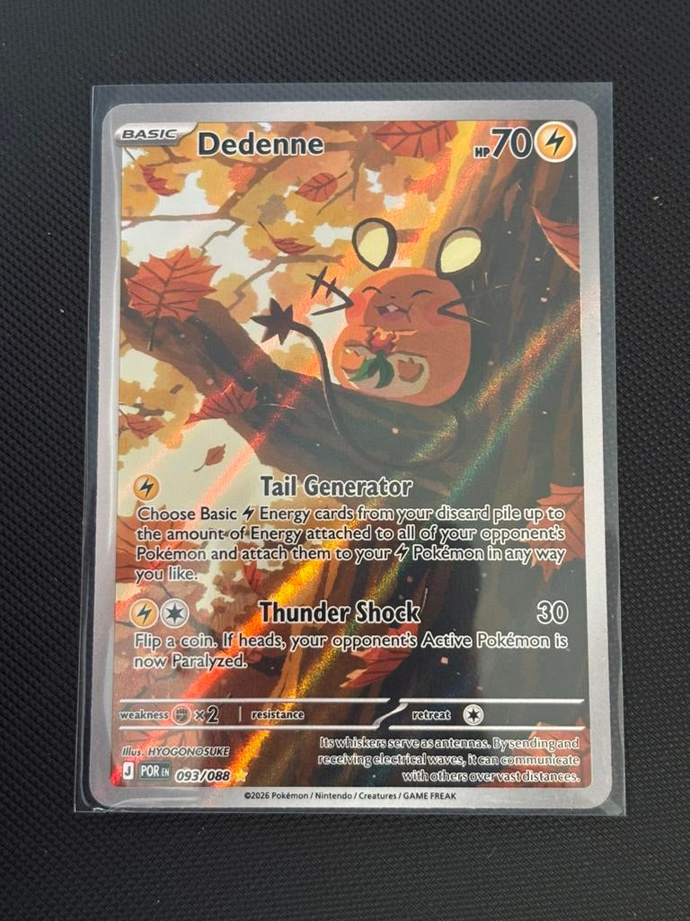 Dedenne, Hobby en Vrije tijd, Verzamelkaartspellen | Pokémon, Ophalen of Verzenden, Zo goed als nieuw