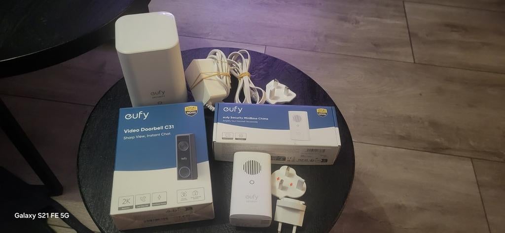 Eufy deurbel/home base 2/mini chime in 1 koop, Ophalen