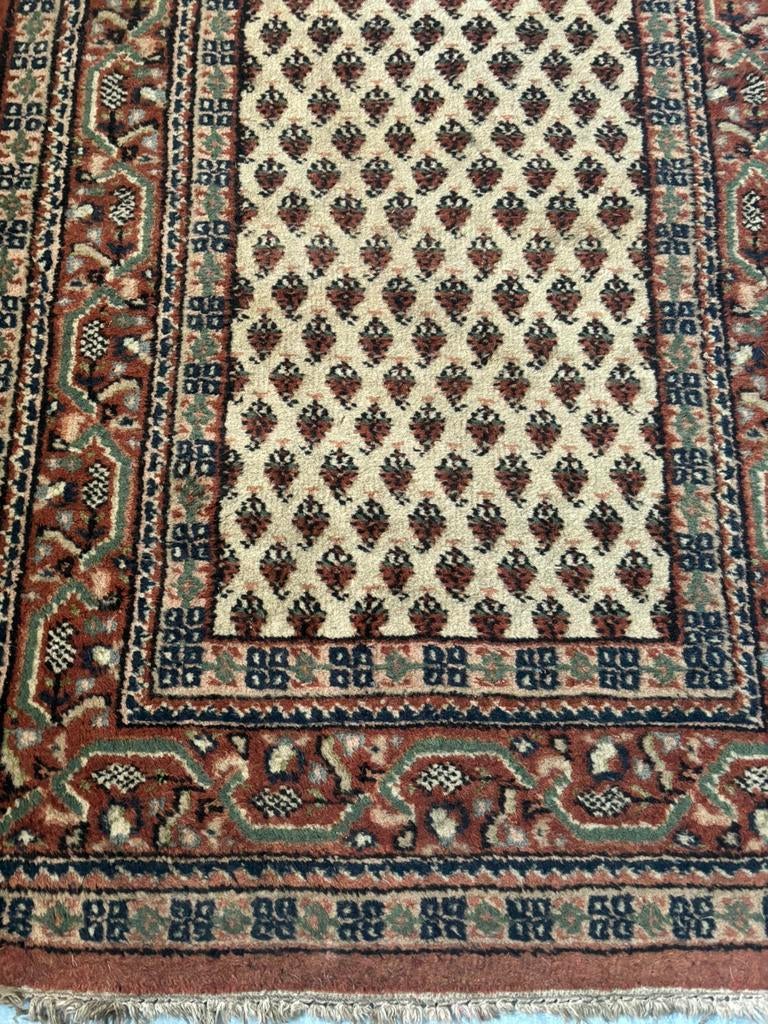 Vloerkleed  vitrage vloerkleed echt perziche mooie kleed, Zo goed als nieuw, Rechthoekig, 50 tot 100 cm, Ophalen of Verzenden